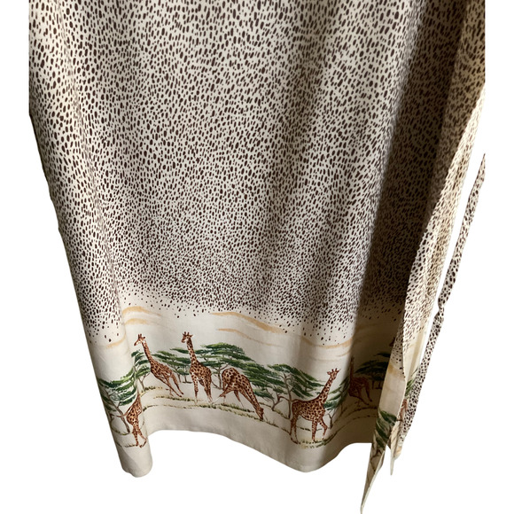 Women's Dress Size 18W Sleeveless Animal Print Giraffe Design Spotted - Picture 10 of 10